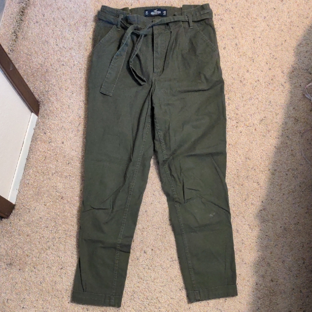 Papaerbag Waist Skinny Pants